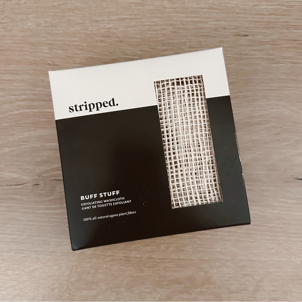 BNIB Stripped Exfoliating Washcloth